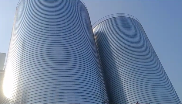 武江2座混凝土高架卷板仓